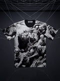 "Chaos" All-Over Print Oversized T-Shirt