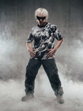 "Chaos" All-Over Print Oversized T-Shirt