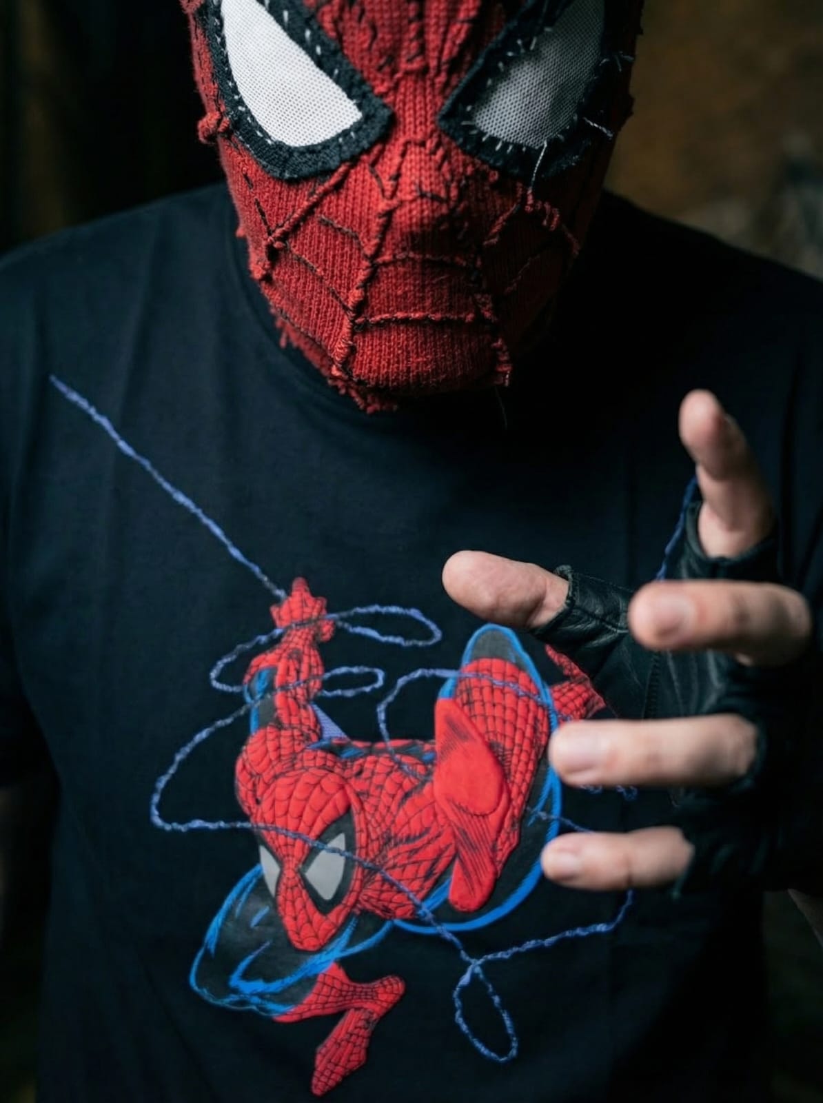 Spider Green Graphic Oversized Tee