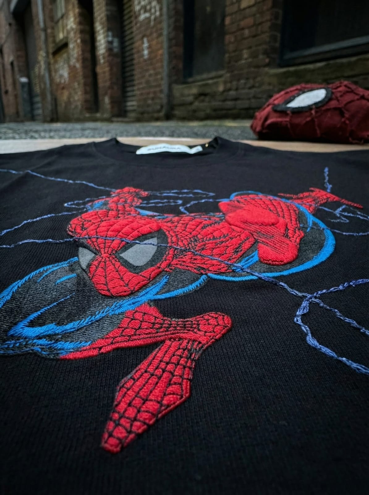 Spider Green Graphic Oversized Tee