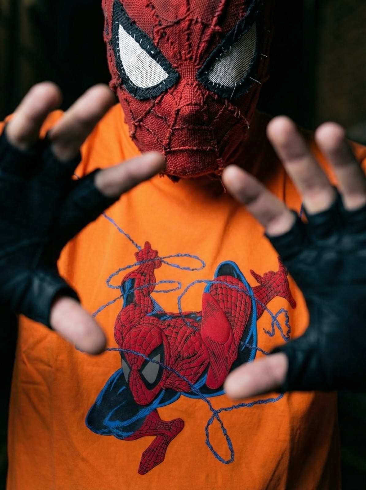 Spider Green Graphic Oversized Tee